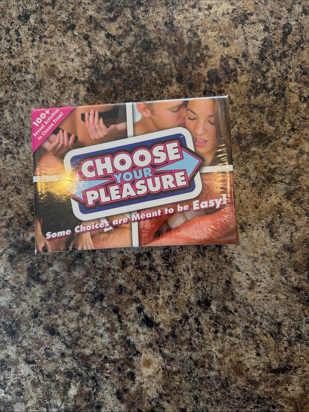 Choose Your Pleasure Card Game - Pink & Purple Logo